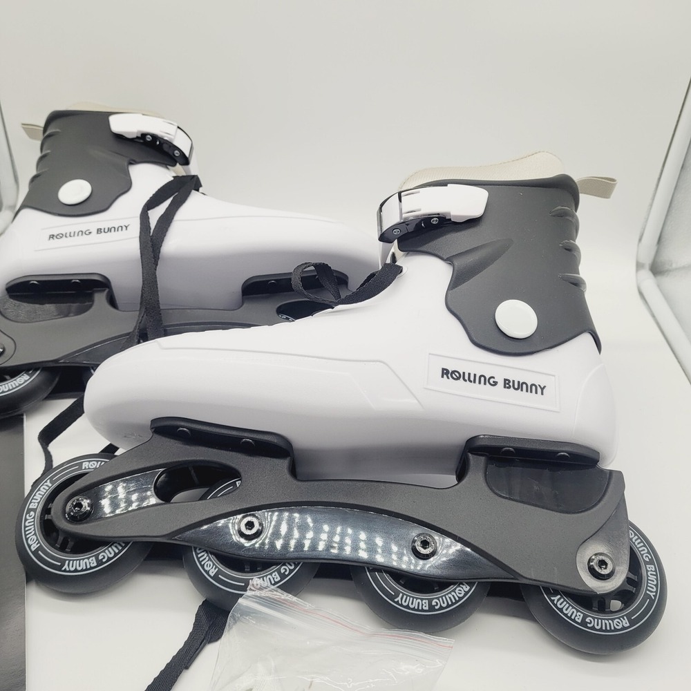 Women Girls Inline Skates Outdoor Indoor Durable Shell ABEC-7 Bearings, Size 6 - Picture 3 of 16